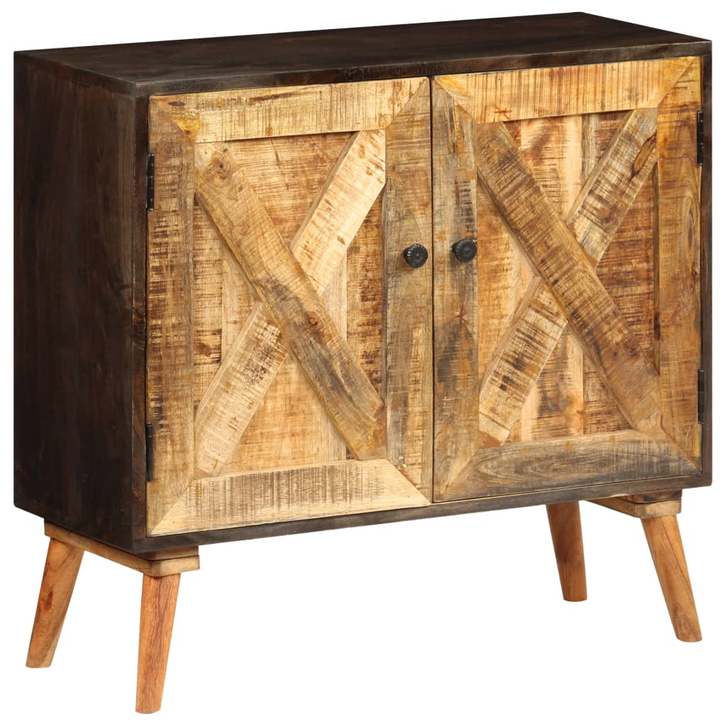 vidaXL Sideboard Massivholz Mango 85x30x75 cm