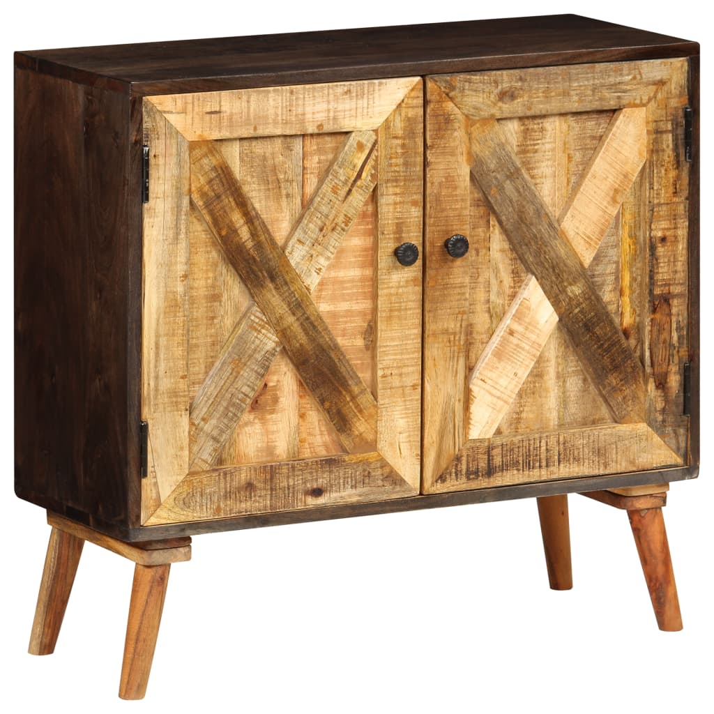 vidaXL Sideboard Massivholz Mango 85x30x75 cm