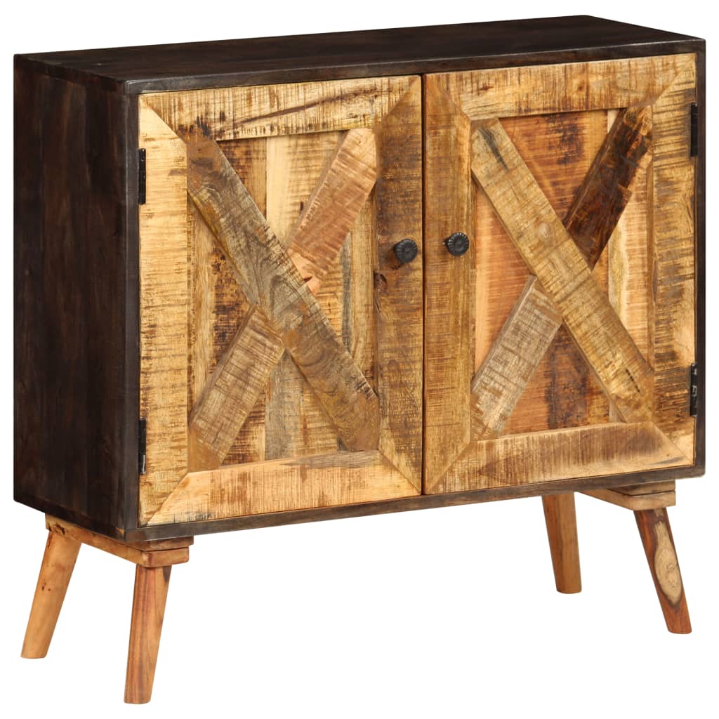 vidaXL Sideboard Massivholz Mango 85x30x75 cm