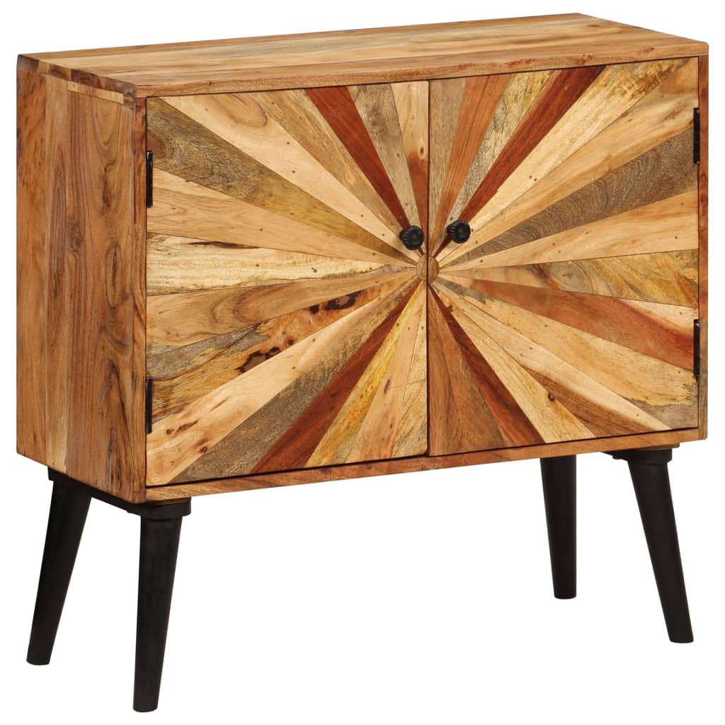 vidaXL Sideboard Massivholz Mango 85x30x75 cm