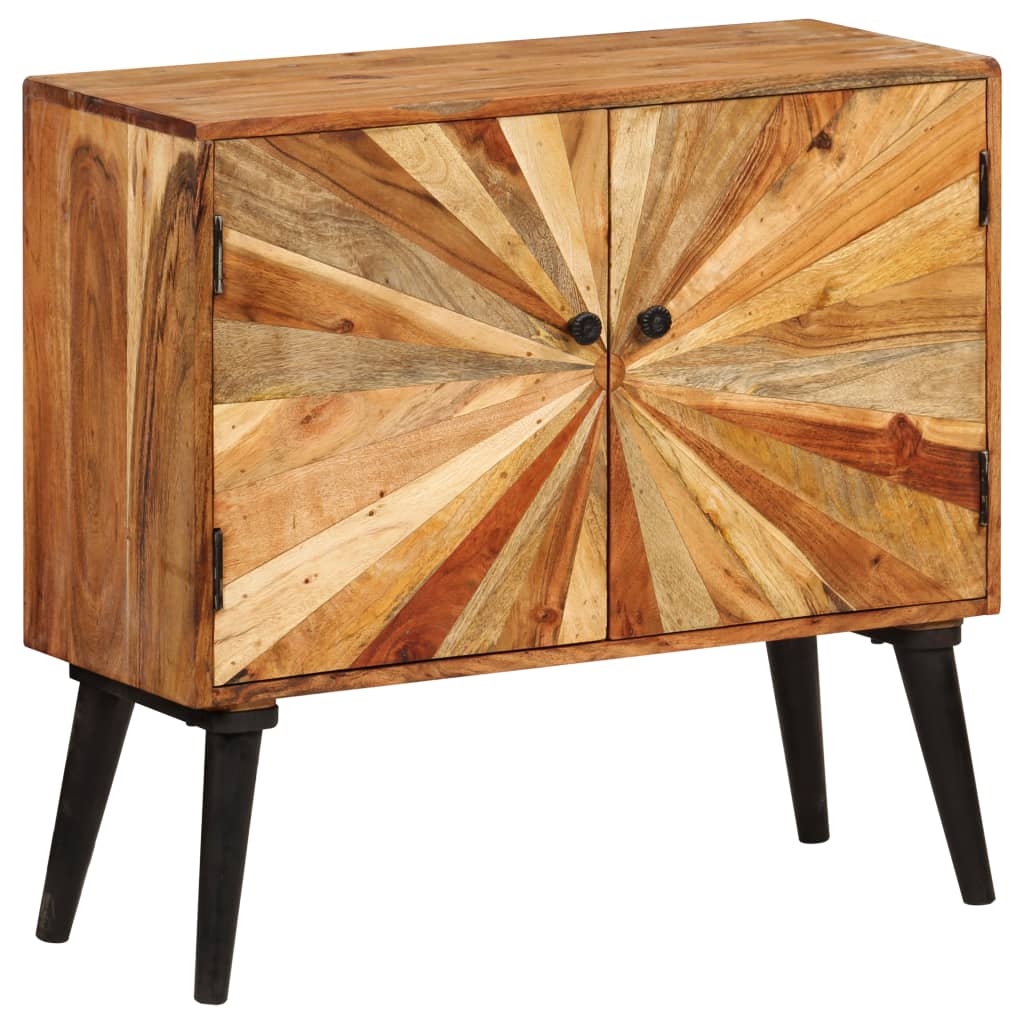 vidaXL Sideboard Massivholz Mango 85x30x75 cm