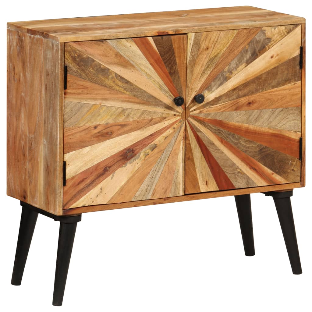 vidaXL Sideboard Massivholz Mango 85x30x75 cm