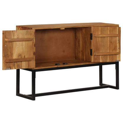 Sideboard Braun 110x30x70 cm Massivholz Akazie