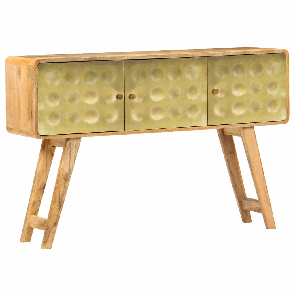 vidaXL Sideboard Massivholz Mango 120x30x80 cm