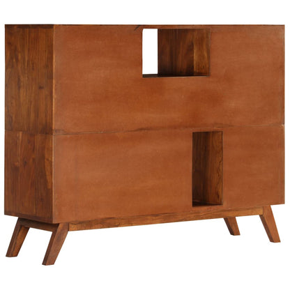 vidaXL Sideboard 115x35x86 cm Massivholz Akazie