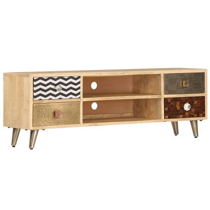 TV-Schrank 120x30x40 cm Massivholz Mango