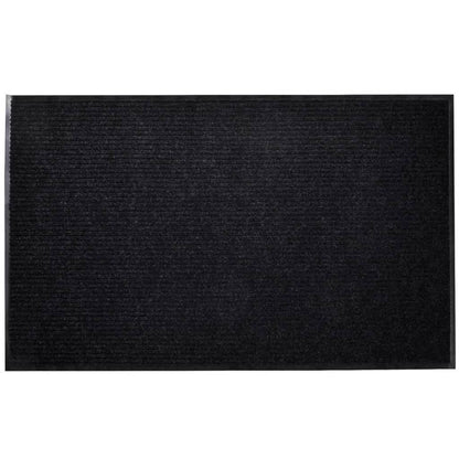 Schwarze PVC Türmatte 90 x 120 cm