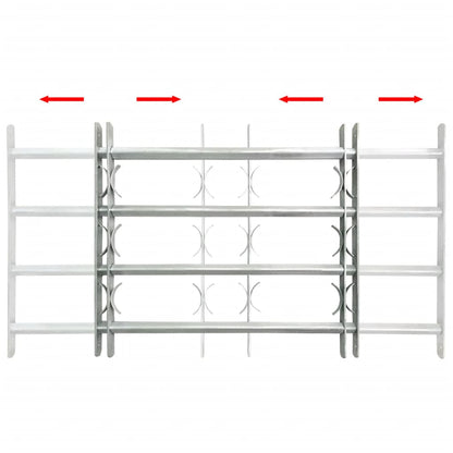 Fenstergitter Verstellbar mit 4 Querstäben 700-1050 mm