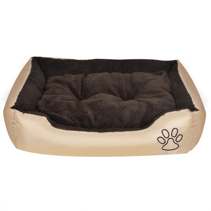 Warmes Hundebett mit Polsterkissen M