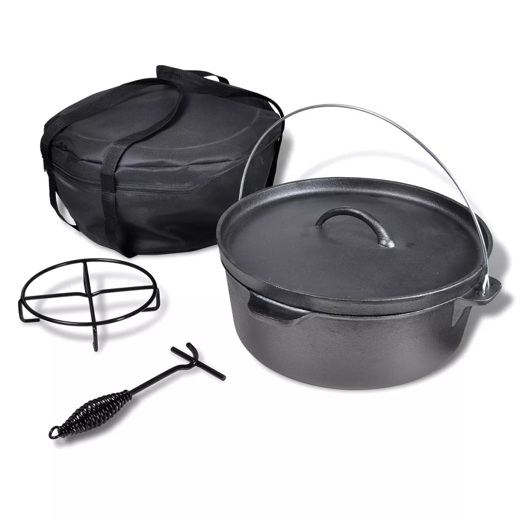 Holländischer Ofen Dutch Oven 11,3 l mit Zubehör