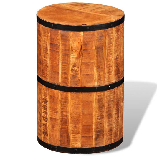 Hocker Raues Mangoholz