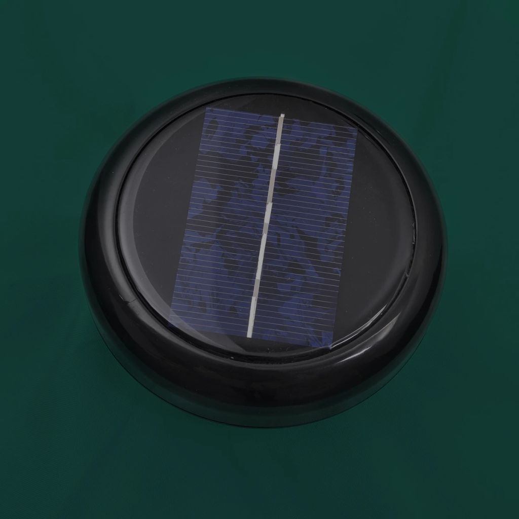 Ampelschirm mit LED-Beleuchtung 3 m Grün