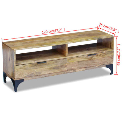 TV-Schrank Mangoholz 120x35x45 cm