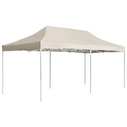 Profi-Partyzelt Faltbar Aluminium 6x3 m Creme