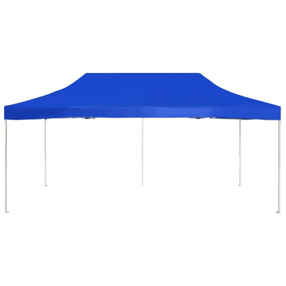 Profi-Partyzelt Faltbar Aluminium 6x3 m Blau