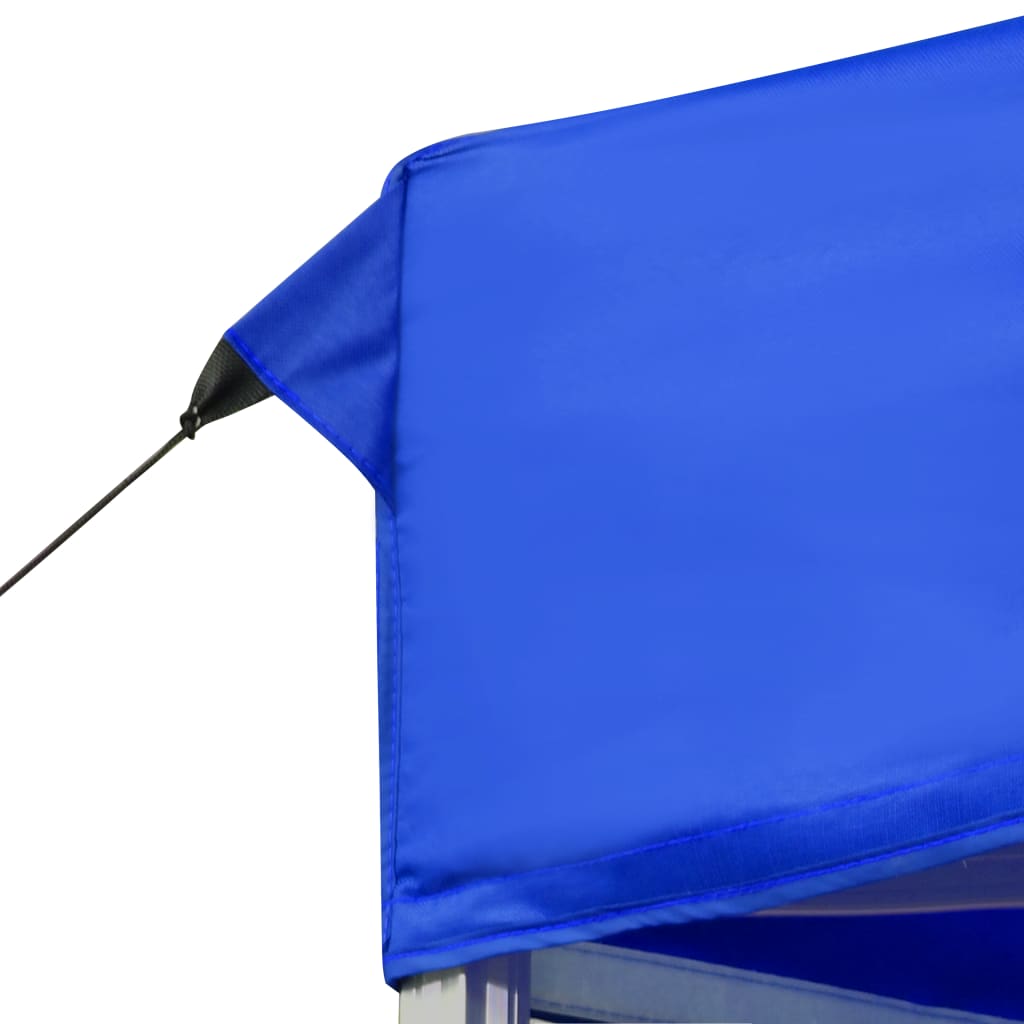 Profi-Partyzelt Faltbar Aluminium 6x3 m Blau