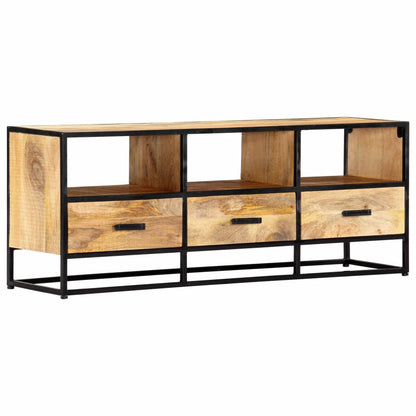 TV-Schrank 120x30x45 cm Massivholz Mango