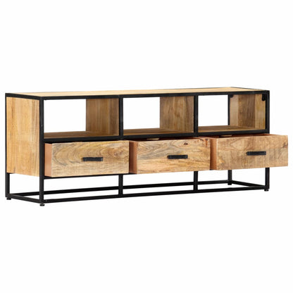 TV-Schrank 120x30x45 cm Massivholz Mango