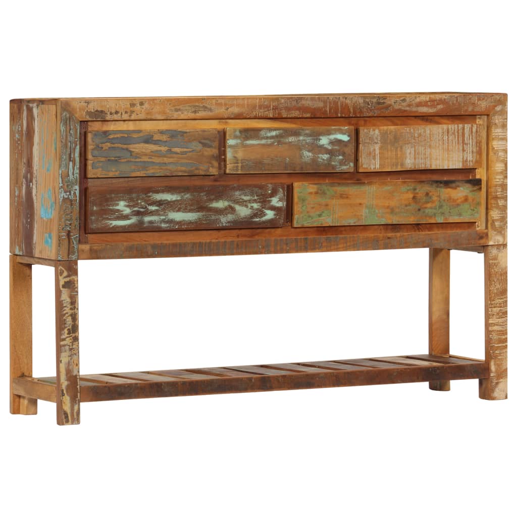 Sideboard 120x30x75 cm Altholz Massiv