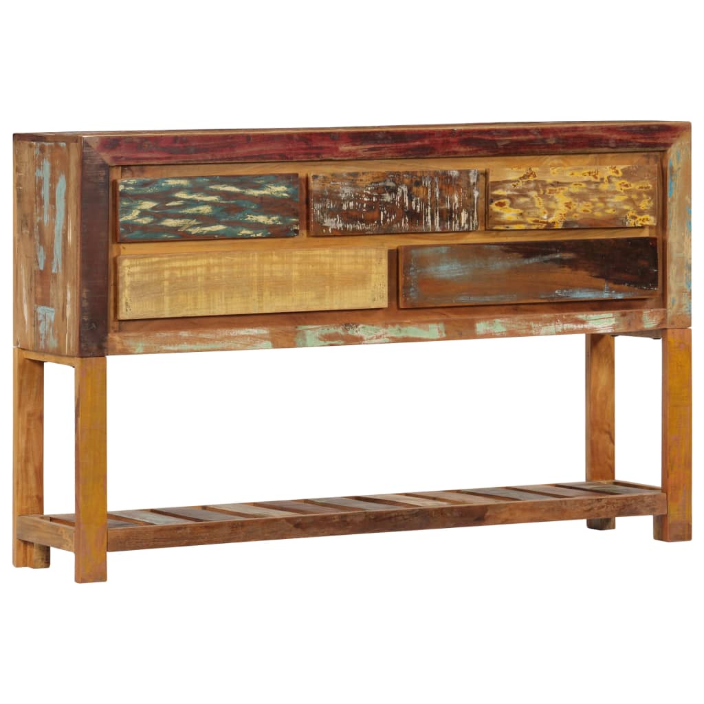 Sideboard 120x30x75 cm Altholz Massiv