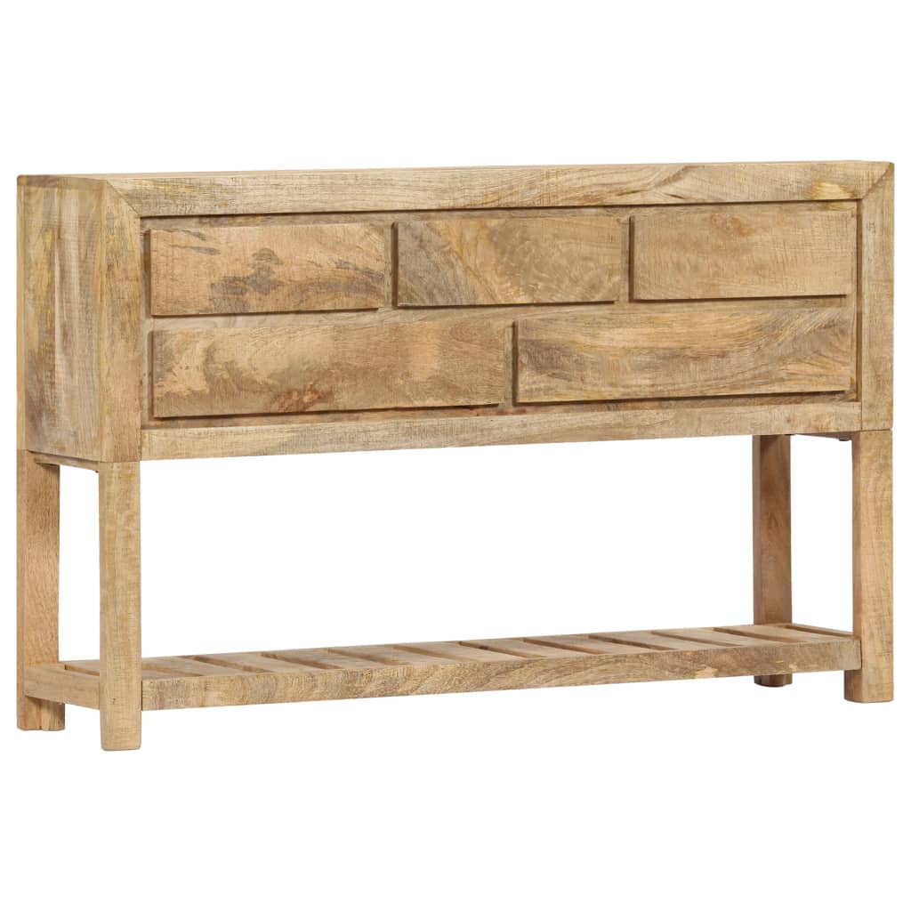 Sideboard 120x30x75 cm Massivholz Mango