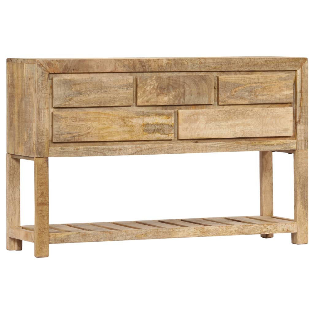 Sideboard 120x30x75 cm Massivholz Mango