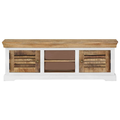 TV-Schrank 118x30x40 cm Massivholz Mango