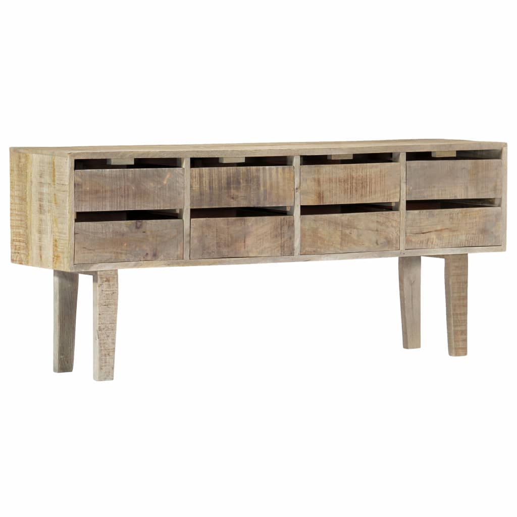 Sideboard 140×30×60 cm Massivholz Mango