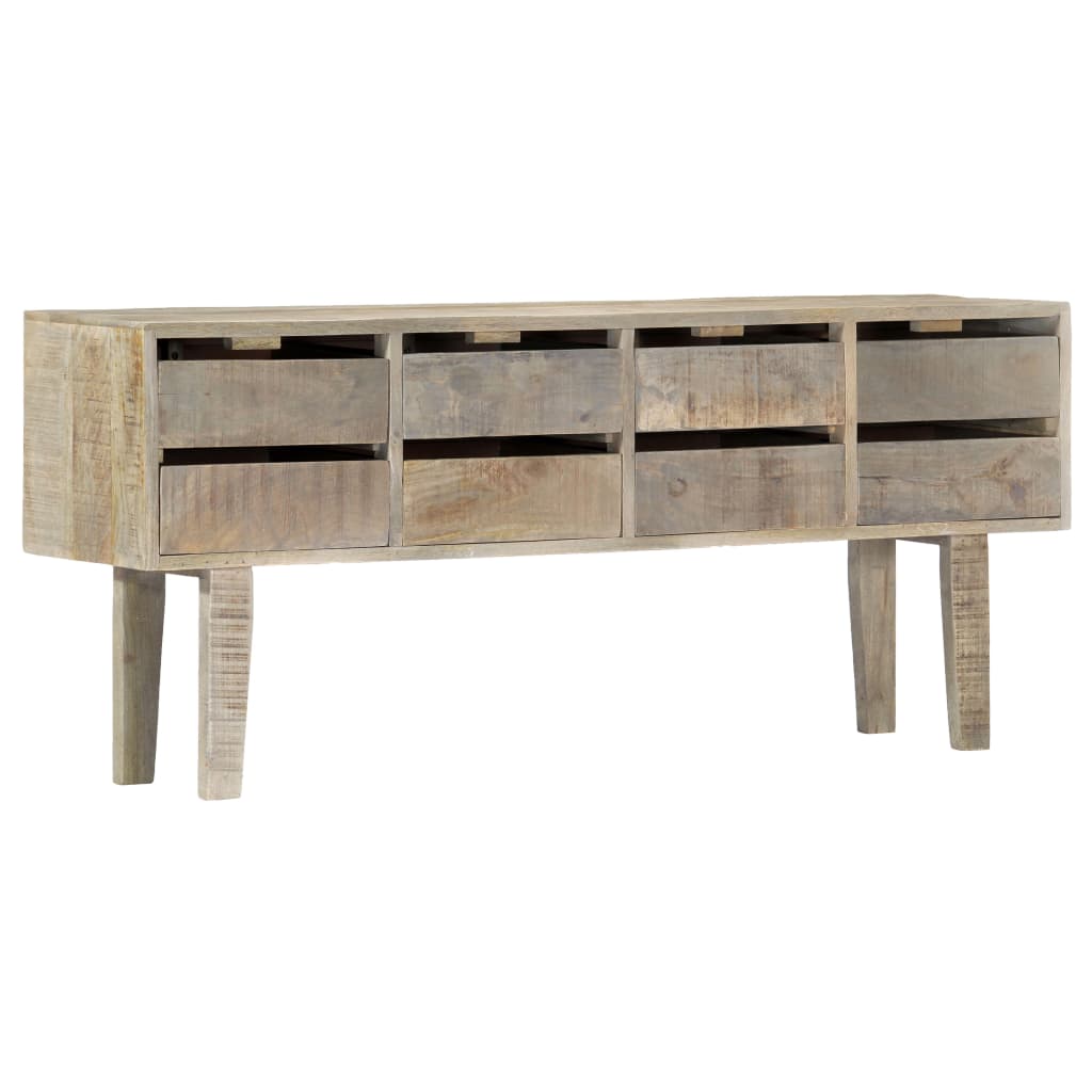 Sideboard 140×30×60 cm Massivholz Mango