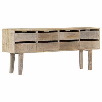 Sideboard 140×30×60 cm Massivholz Mango