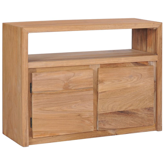 vidaXL Sideboard 80x30x60 cm Massivholz Teak