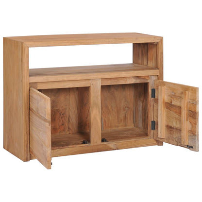 vidaXL Sideboard 80x30x60 cm Massivholz Teak