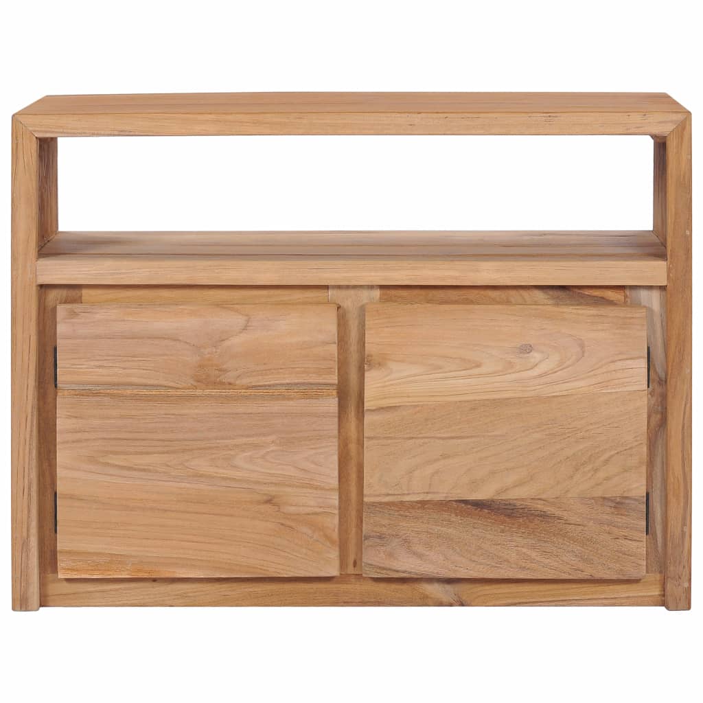 vidaXL Sideboard 80x30x60 cm Massivholz Teak