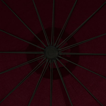 Ampelschirm Burgunderrot 3 m Aluminium-Mast