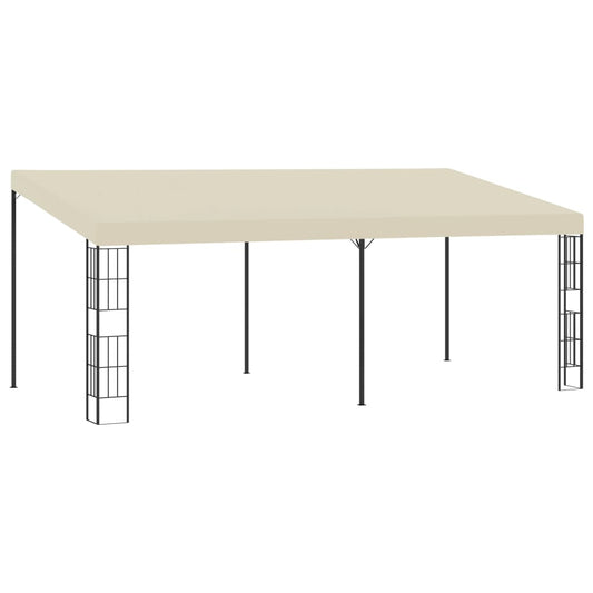 Wand-Pavillon 3x6 m Creme Stoff