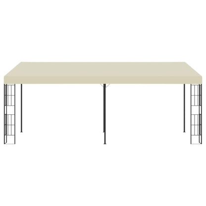 Wand-Pavillon 3x6 m Creme Stoff