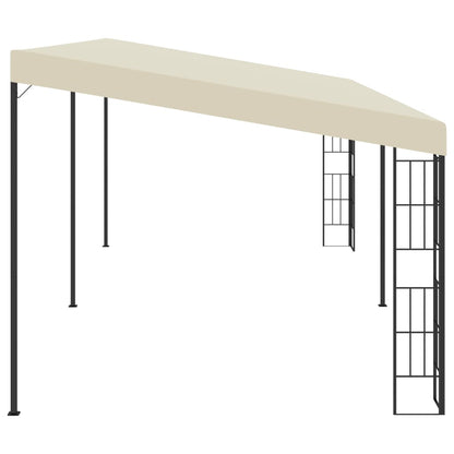 Wand-Pavillon 3x6 m Creme Stoff