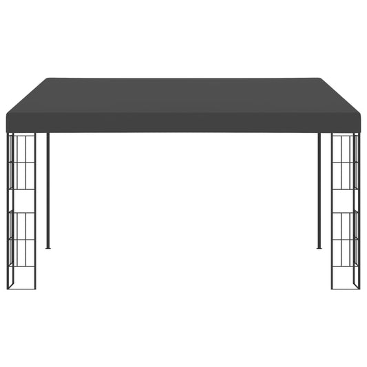 Wand-Pavillon 3x4 m Anthrazit Stoff