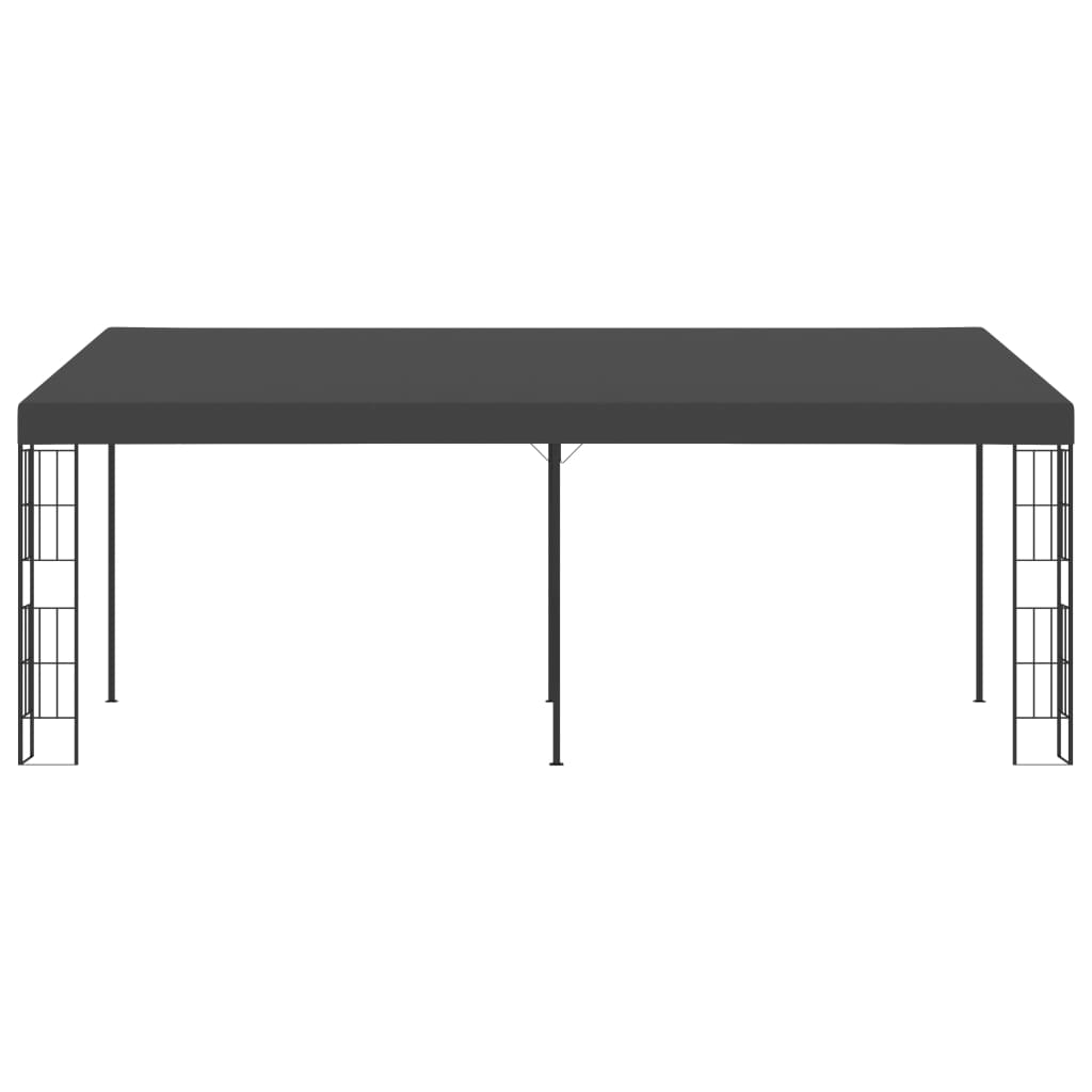 Wand-Pavillon 3x6 m Anthrazit Stoff