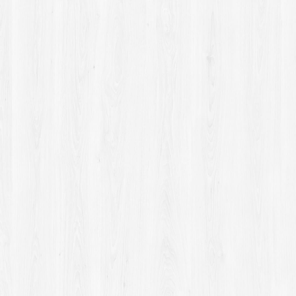 Selbstklebende Türfolien 2 Stk. Weißes Holz 210 x 90 cm PVC
