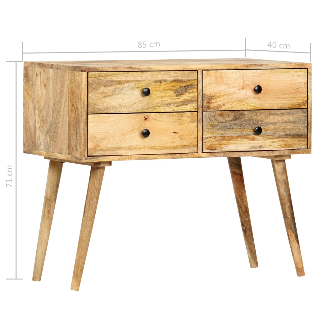 Sideboard 85 x 40 x 71 cm Massivholz Mango