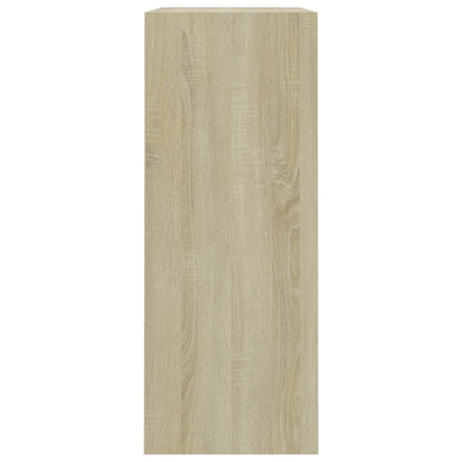 Bücherregal Sonoma-Eiche 80x30x76,5 cm Holzwerkstoff