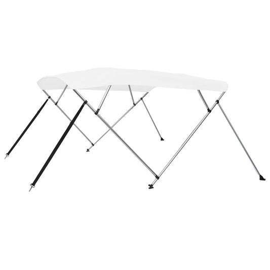 4-Bow Bimini Top Weiß 243x196x137 cm