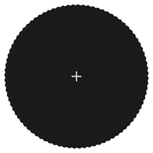 Sprungtuch Schwarz für 4,57 m Runde Trampoline