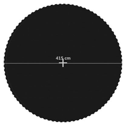 Sprungtuch Schwarz für 4,57 m Runde Trampoline