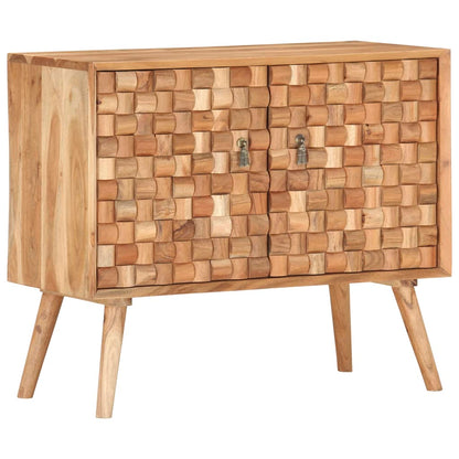 Sideboard 75 x 35 x 65 cm Massivholz Akazie