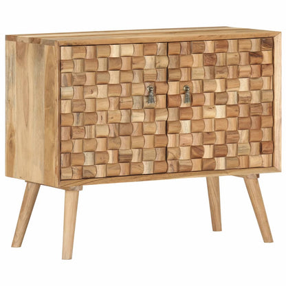 Sideboard 75 x 35 x 65 cm Massivholz Akazie