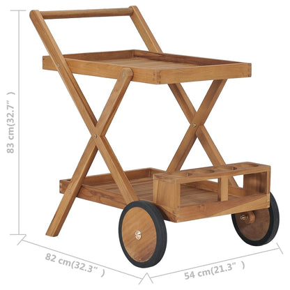 Teewagen Massivholz Teak