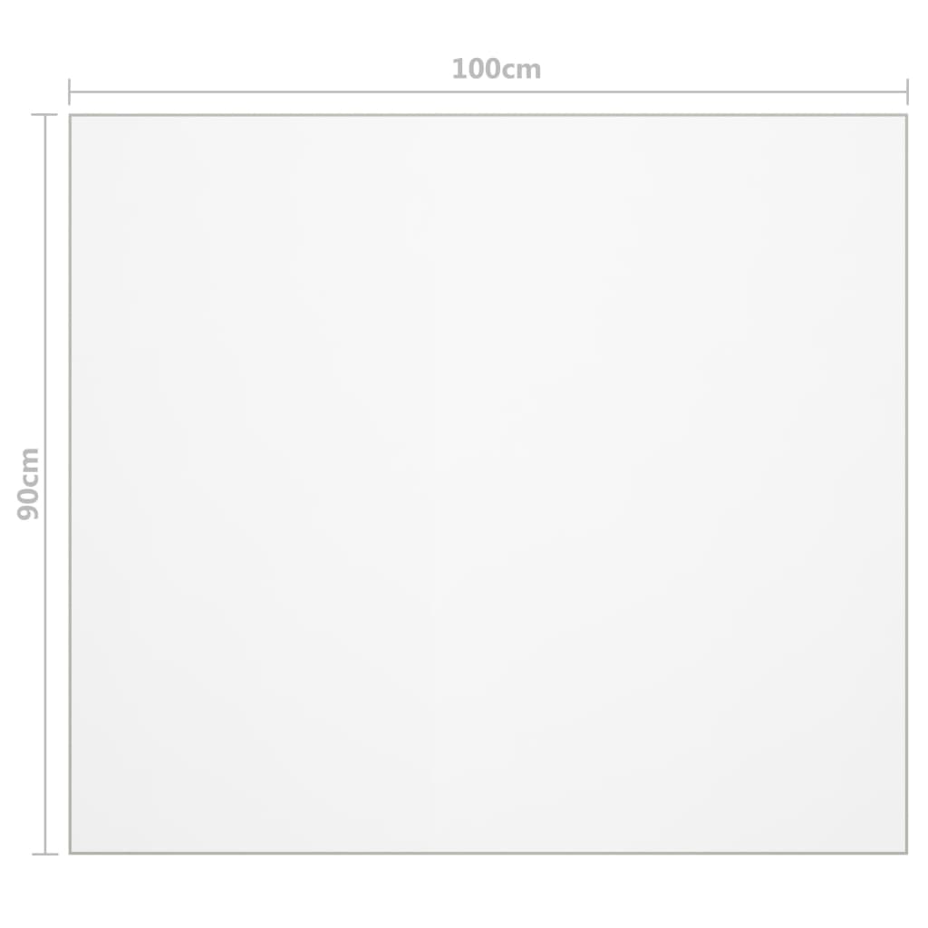 Tischfolie Transparent 100x90 cm 1,6 mm PVC