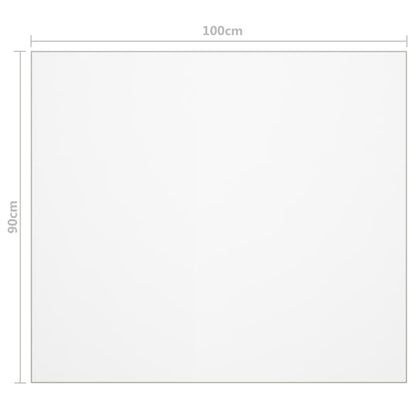 Tischfolie Matt 100x90 cm 1,6 mm PVC
